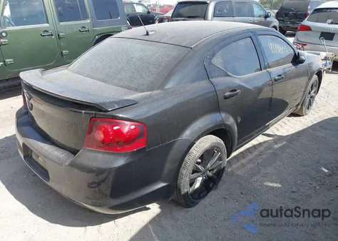2014 Dodge Avenger Sxt из США, поврежденный, VIN 1C3CDZCB8EN227583